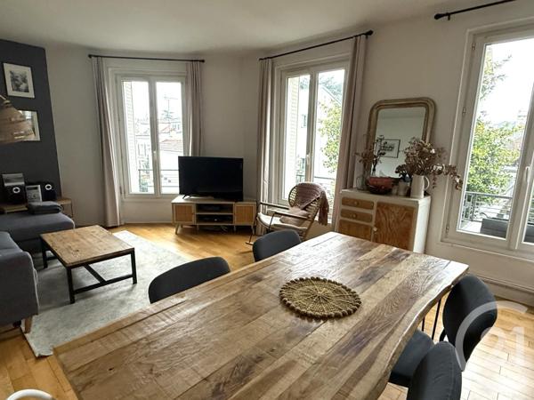 Appartement F3 à vendre  3 pièces - 55,57 m2 MONTREUIL - 93