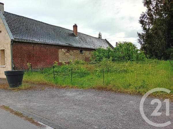 Terrain à vendre  900 m 2   ALAINCOURT  - 02