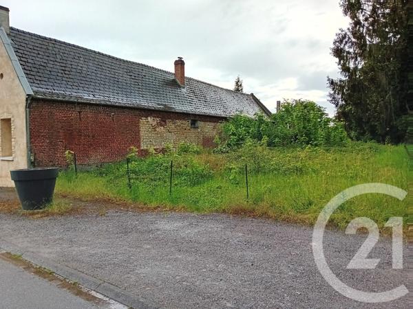 Terrain à vendre  900 m 2   ALAINCOURT  - 02