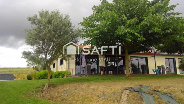 Belle maison écologique de 150 m2 sur un terrain de 3000m2