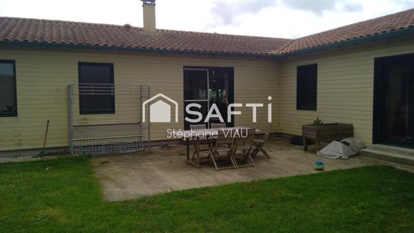 Belle maison écologique de 150 m2 sur un terrain de 3000m2