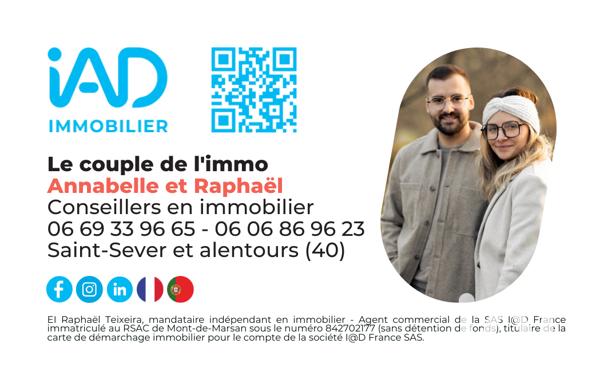 Maison à vendre 3 pièces 65 m² Saint-Sever