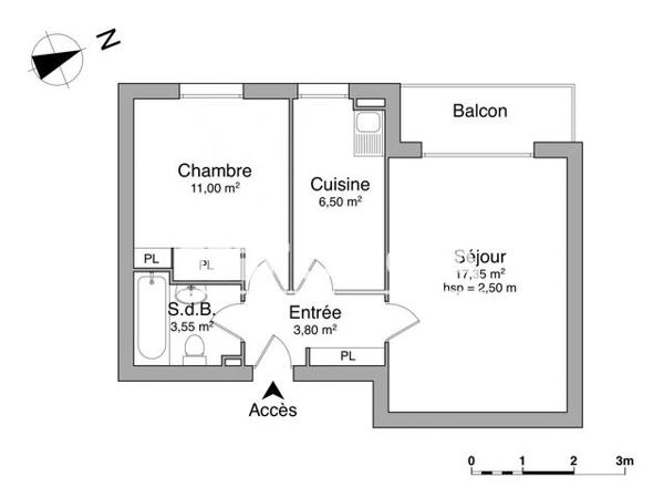 Location Appartement 2 pièces 42.2 m² - 1 CHEMIN DES PIERRODINS Fontaine Les Dijon 21121