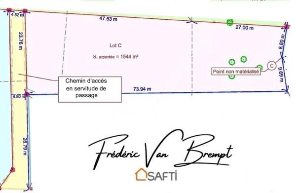 Terrain à bâtir 1544m2 à Montauban Verlhaguet/Albasud