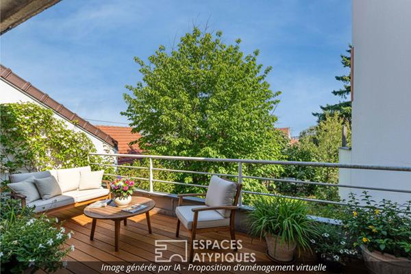 Maison écoresponsable avec jardin quartier Percy