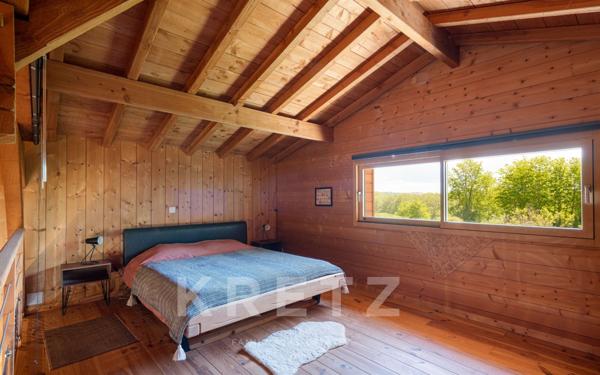 Villa contemporaine en bois – Élégance naturelle, calme et vue montagnes – 15 minutes de Bayonne