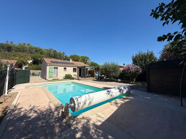 A VENDRE 83170 TOURVES MAISON PLAIN PIED TYPE 4 DE 76M² SUR 504 M² PISCINE