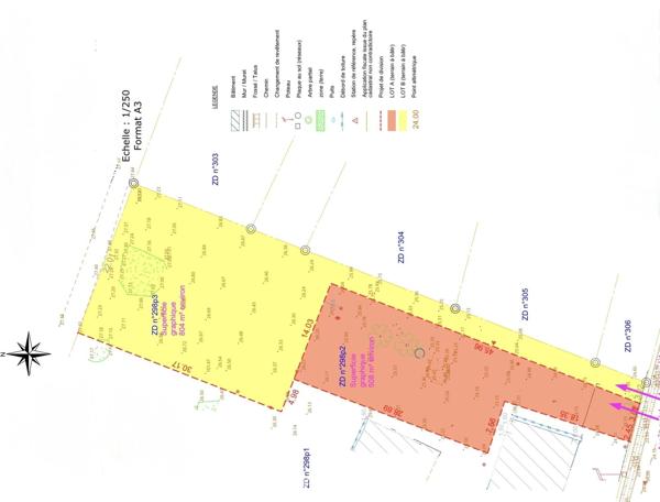 Terrain à bâtir 508 m² à Beaufort-en-Anjou 49250