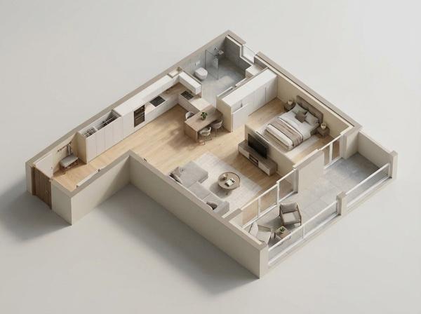 Appartement en frais réduits à CUCQ (62780)