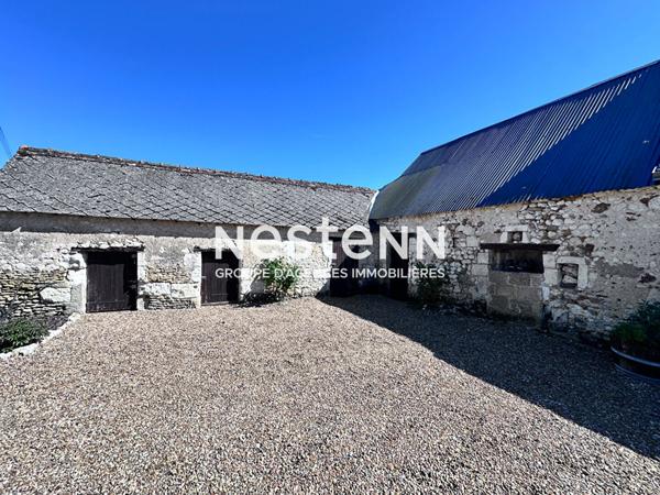 Vente propriété de charme dans la Vallée du Loir avec maison principale de 104 m² et gîte indépendant de 44 m², grand terrain verdoyant à Vaas (72500)