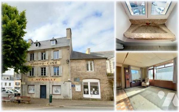 Ensemble immobilier de caractère - Commerce et habitation - Emplacement N°1 au cœur de Lesneven 