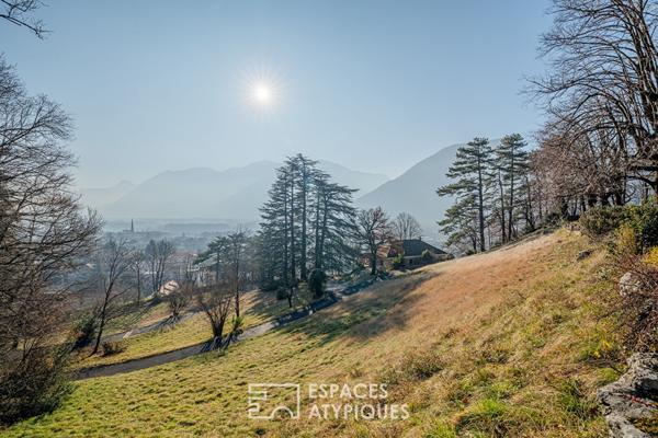Propriété d’exception adossée à la Chartreuse et sa vue imprenable
