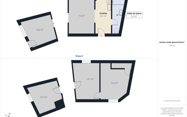 Appartement à louer    4 pièces •  Bernay