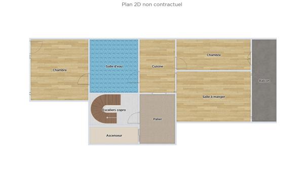 Appartement
         3 pièces
        - 51 m² Exclusivité 378 000 € *