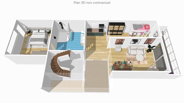 Appartement
         3 pièces
        - 51 m² Exclusivité 378 000 € *