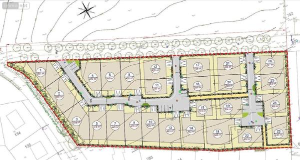 Terrain à Batir à vendre à Javené en Ille-et-Vilaine (35133), ref : 036/640