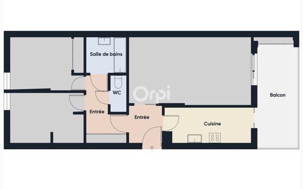 Appartement à vendre    3 pièces • 65,19 m2 Mandelieu-la-Napoule