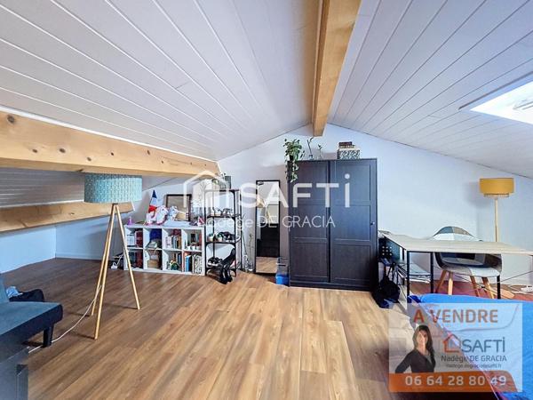 Maison T6 144 m2 avec piscine & garage centre Baziege