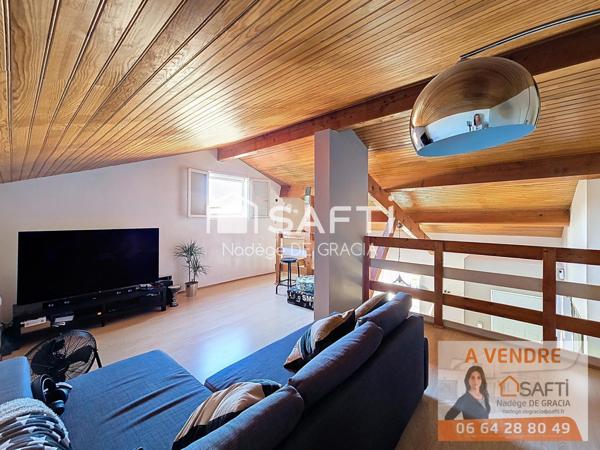 Maison T6 144 m2 avec piscine & garage centre Baziege