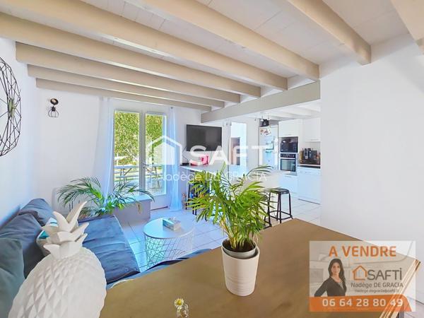 Maison T6 144 m2 avec piscine & garage centre Baziege