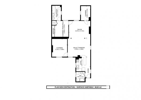 Appartement à vendre 5 pièces 89 m² Vincennes