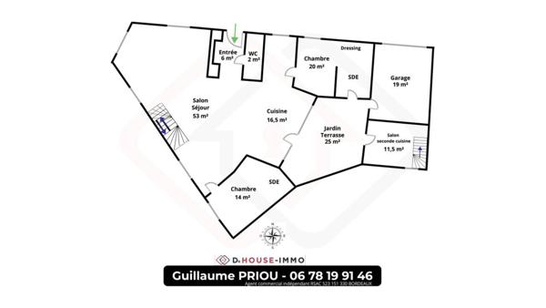 Maison à vendre 6 pièces de 175 m²