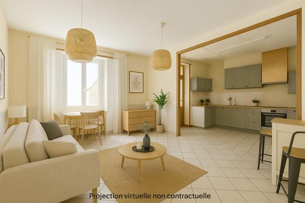 Maison 3 pièces - 56 m²