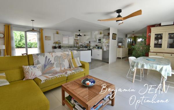 Sérignan – Villa plain-pied 131 m² avec piscine, 4 chambres et prestations de qualité