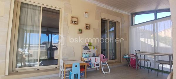 A vendre très belle villa Traditionnelle de 2000 en R+1 
Villa traditionnelle de 126 m2 + Studio 30 m2 sur 482 m2 de terrain.
La maison est de plein pied construit  en 2000.
En sous-sol l'ancien garage accueille un studio de 30 m2 pour recevoir des amis ou la famille et une réserve de 30 m2 pour du rangement.

EXTERIEUR :
Les aménagements extérieurs sont soignés et organisés. 
Rangement pour le bois, coin BBQ abrité et Cabane de jardin.
Terrasse carrelé, espace jeux pour les enfants.
Le portail coulissant automatique donne accès à deux places de parking, au Carport, au jardin et à la maison.
Espace piscine chauffée.
Génoise en bord de toiture et Cheneaux en zinc pour les eaux pluviales.

INTERIEUR :
L'accès à la maison se fait par une mini véranda en Aluminium qui protège et abrite la porte d'entrée.
De suite je découvre une ambiance cosy, un hall d'entrée avec placard et surtout un style Bastide Provençale avec des poutres bois et une belle volige et cela installe le décor.
Murs Blanc, Carrelage avec frise au sol, Insert Bois pour les soirées d'hivers, une magnifique Cuisine d'Artisans aux Tommettes blanche avec son évier rétro en céramique.
Un cellier buanderie donne l'accès au sous-sol de par l'intérieur.
L'espace nuit accueille 4 chambres spacieuses, une Salle de Bain avec douche Italienne, un WC.
Une véranda de 15 m2 en aluminium crée un espace chaleureux pour l'hivers.
Cette habitation est prête à recevoir une nouvelle famille, vous avez juste à poser vos valises, vous installer et profiter.
 
COTE TECNIQUE :
Volets aluminium électrique centralisé + Volets battants en Aluminium.
Store Banne côté cuisine et Terrasse.
Piscine chauffée.
Gaz de ville et Chaudière Gaz sur chauffage central.
Portail, Portillon, automatique + interphone.
Fibre.

POINTS FORTS :
Le jardin exposition Sud.
BBQ, Aire de jeux, Terrasse ombragée, sous sol aménagé,
La  Piscine chauffée.
Véranda Aluminium.
La maison  construite en 2000 qui  est en excellent état toujours à ce jour.
Ce bien vous est présenté au prix de :  415.000€  F.A.I 

Votre contact pour tous renseignements et une visite. 
BON DE VISITE ET SIMULATION DE FINANCEMENT OBLIGATOIRE
Fabrice Boubal   Conseiller Bskimmobilier.com   07.67.19.54.55     
Mail : f.boubal@bskimmobilier.com
Agent commercial indépendant (EI)    
Rsac : 37815191400058 Montpellier