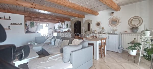 A vendre très belle villa Traditionnelle de 2000 en R+1 
Villa traditionnelle de 126 m2 + Studio 30 m2 sur 482 m2 de terrain.
La maison est de plein pied construit  en 2000.
En sous-sol l'ancien garage accueille un studio de 30 m2 pour recevoir des amis ou la famille et une réserve de 30 m2 pour du rangement.

EXTERIEUR :
Les aménagements extérieurs sont soignés et organisés. 
Rangement pour le bois, coin BBQ abrité et Cabane de jardin.
Terrasse carrelé, espace jeux pour les enfants.
Le portail coulissant automatique donne accès à deux places de parking, au Carport, au jardin et à la maison.
Espace piscine chauffée.
Génoise en bord de toiture et Cheneaux en zinc pour les eaux pluviales.

INTERIEUR :
L'accès à la maison se fait par une mini véranda en Aluminium qui protège et abrite la porte d'entrée.
De suite je découvre une ambiance cosy, un hall d'entrée avec placard et surtout un style Bastide Provençale avec des poutres bois et une belle volige et cela installe le décor.
Murs Blanc, Carrelage avec frise au sol, Insert Bois pour les soirées d'hivers, une magnifique Cuisine d'Artisans aux Tommettes blanche avec son évier rétro en céramique.
Un cellier buanderie donne l'accès au sous-sol de par l'intérieur.
L'espace nuit accueille 4 chambres spacieuses, une Salle de Bain avec douche Italienne, un WC.
Une véranda de 15 m2 en aluminium crée un espace chaleureux pour l'hivers.
Cette habitation est prête à recevoir une nouvelle famille, vous avez juste à poser vos valises, vous installer et profiter.
 
COTE TECNIQUE :
Volets aluminium électrique centralisé + Volets battants en Aluminium.
Store Banne côté cuisine et Terrasse.
Piscine chauffée.
Gaz de ville et Chaudière Gaz sur chauffage central.
Portail, Portillon, automatique + interphone.
Fibre.

POINTS FORTS :
Le jardin exposition Sud.
BBQ, Aire de jeux, Terrasse ombragée, sous sol aménagé,
La  Piscine chauffée.
Véranda Aluminium.
La maison  construite en 2000 qui  est en excellent état toujours à ce jour.
Ce bien vous est présenté au prix de :  415.000€  F.A.I 

Votre contact pour tous renseignements et une visite. 
BON DE VISITE ET SIMULATION DE FINANCEMENT OBLIGATOIRE
Fabrice Boubal   Conseiller Bskimmobilier.com   07.67.19.54.55     
Mail : f.boubal@bskimmobilier.com
Agent commercial indépendant (EI)    
Rsac : 37815191400058 Montpellier