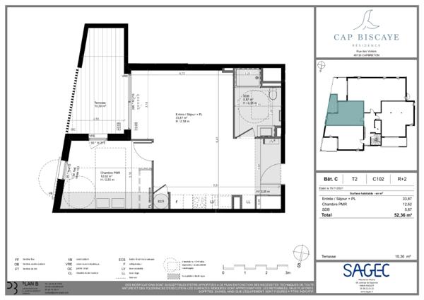 Achat appartement Capbreton - 2 pièce(s) - 52 m² - 540 000 €