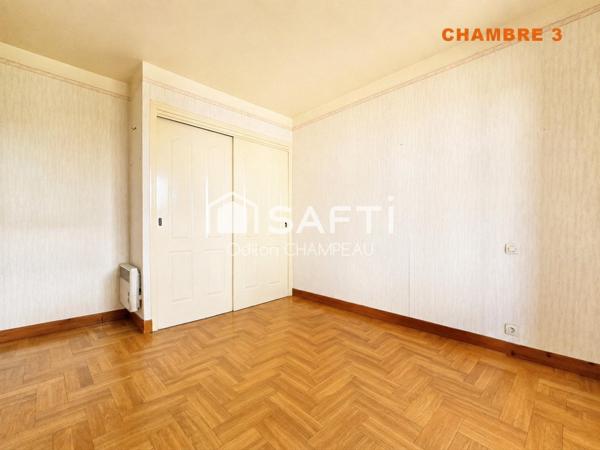 Appartement T4 traversant de 110m2 + balcon et terrasse + grand garage
