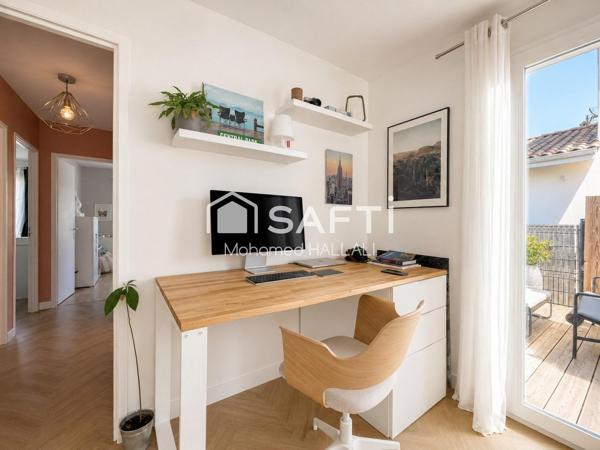 Plain-pied 70 m², avec terrasse, jardin, parkings