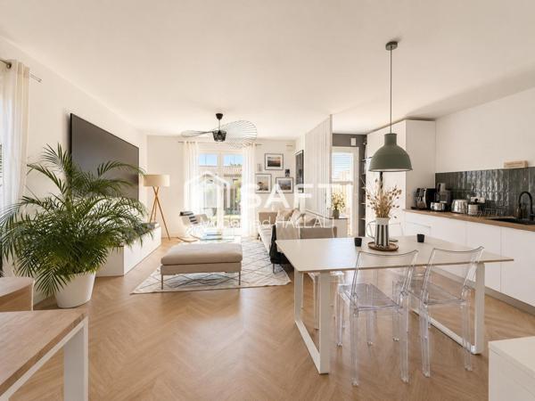 Plain-pied 70 m², avec terrasse, jardin, parkings