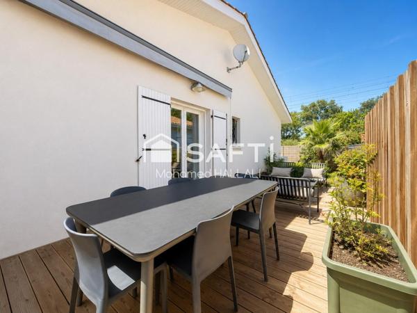 Plain-pied 70 m², avec terrasse, jardin, parkings