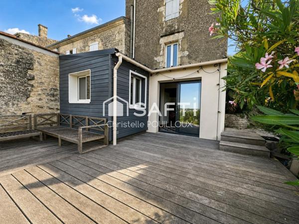 Maison de ville avec terrasse, jardin, dépendance et vue dégagée sur Niort