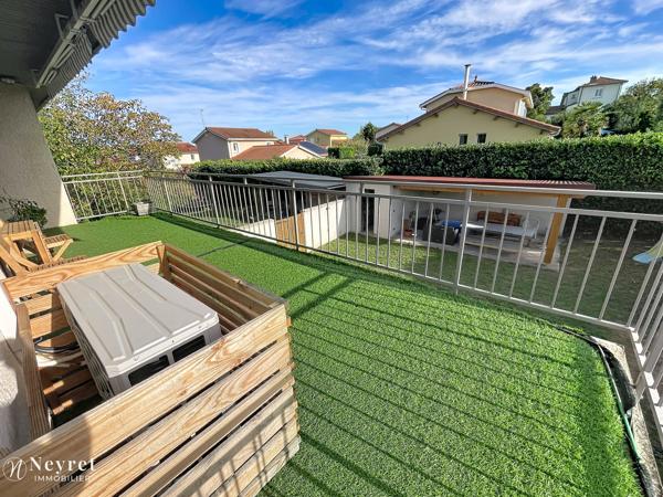 Au calme T4 88m² avec jardin de 368m² privatif VERNAISON LIMITE CHARLY