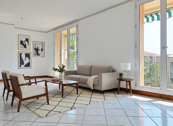 Appartement Aix En Provence 4 pièces cave et balcon