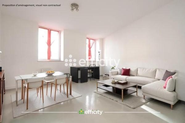 Appartement 1 pièce - 35 m² Exclusivité efficity
