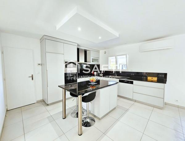 Maison 122m² - 4 chambres - jardin.