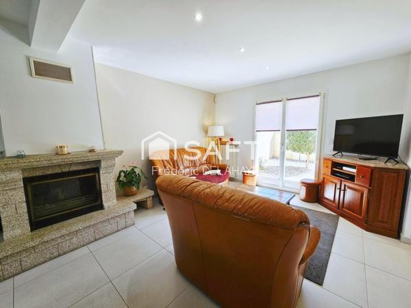Maison 122m² - 4 chambres - jardin.
