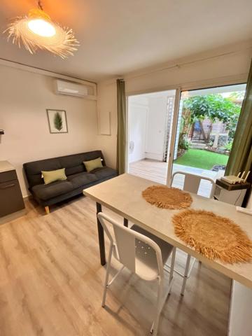 Appartement à vendre 2 pièces en rez de jardin SAINT GILLES LES BAINS (974)
