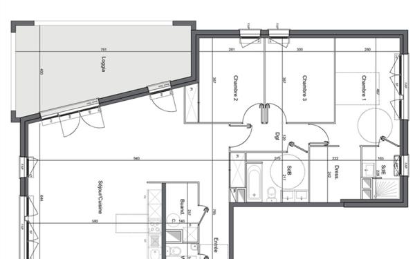 Appartement à vendre    4 pièces • 118,22 m2 Mérignac