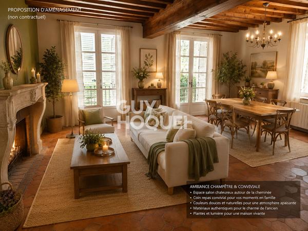 Maison de village type 4 avec jardin à Mionnay