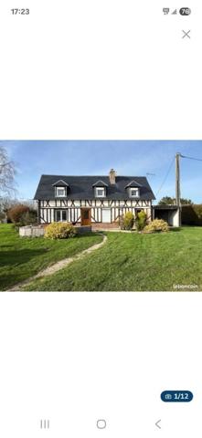 Charmante maison de campagne avec 3 chambres - à 5 min de Bernay - Terrain 1 075 m2 aucun travaux à prevoir .