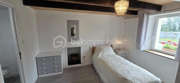 "VISITE VIRTUELLE DISPONIBLE SUR DEMANDE"
Ensemble de maison 138m² (utile) et un gîte indépendant de 106m² (utile) refait à neuf située à 16min de Loudéac

La maison principale :
Au rdc un séjour/salon avec cheminée(insert) 35m², une cuisine neuve 12m², 2 chambres de 11m², une sdb, wc, garage

A l'étage un palier dessert 2 chambres de 21m² et 19m², salle d'eau, wc, deux greniers de 10m² et 15m²

Le gîte refait à neuf (jamais utilisé)
Au rdc une vaste cuisine a/e de 22m², un séjour de 29m², une chambre avec sa salle d'eau avec wc, une sdb avec wc, un garage

A l'étage 2 chambres de 20m² et 12m², un wc

Le terrain de 1260m² est bien séparé en 2 avec une clôture et un portillon entre la maison et le gîte