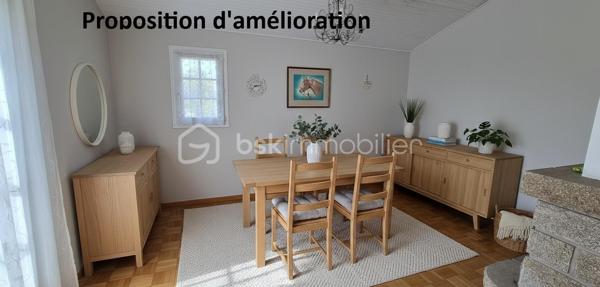 "VISITE VIRTUELLE DISPONIBLE SUR DEMANDE"
Ensemble de maison 138m² (utile) et un gîte indépendant de 106m² (utile) refait à neuf située à 16min de Loudéac

La maison principale :
Au rdc un séjour/salon avec cheminée(insert) 35m², une cuisine neuve 12m², 2 chambres de 11m², une sdb, wc, garage

A l'étage un palier dessert 2 chambres de 21m² et 19m², salle d'eau, wc, deux greniers de 10m² et 15m²

Le gîte refait à neuf (jamais utilisé)
Au rdc une vaste cuisine a/e de 22m², un séjour de 29m², une chambre avec sa salle d'eau avec wc, une sdb avec wc, un garage

A l'étage 2 chambres de 20m² et 12m², un wc

Le terrain de 1260m² est bien séparé en 2 avec une clôture et un portillon entre la maison et le gîte