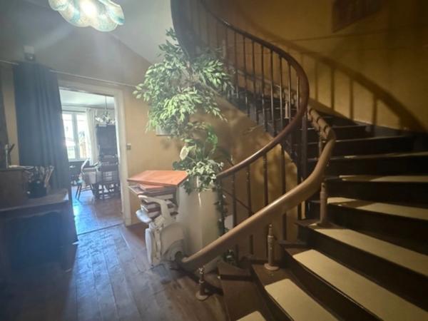 Dpt Hautes Pyrénées (65), à vendre TRIE SUR BAISE Immeuble de 215 m² habitables sur 3 niveaux avec cour