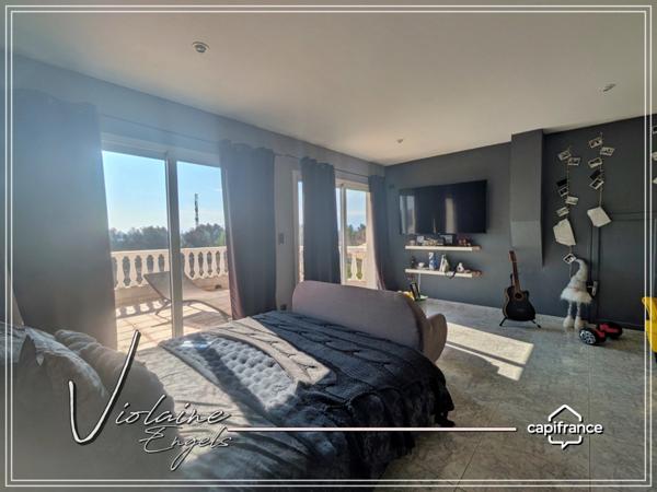 Bages – Vue mer et étang : Villa d’exception de 540 m² avec 7 suites et jardin paysager