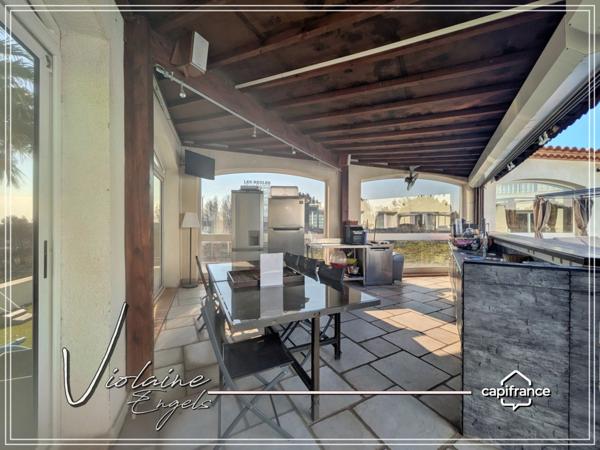 Bages – Vue mer et étang : Villa d’exception de 540 m² avec 7 suites et jardin paysager